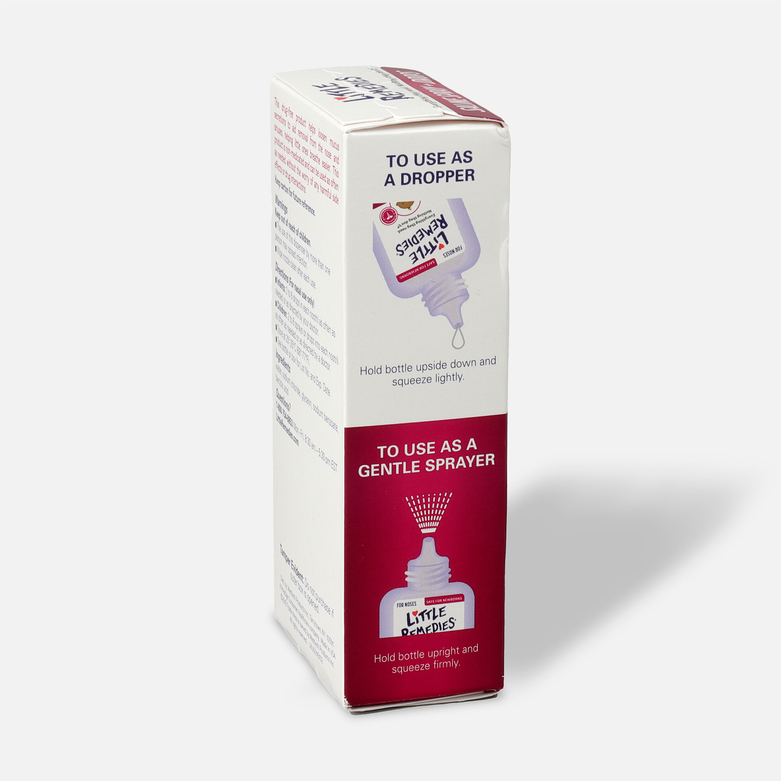 Little Noses Saline Spray/Drops, NonMedicated, 1 fl oz