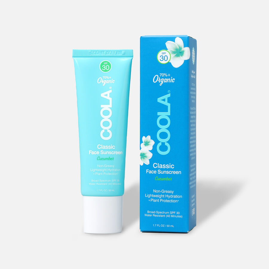 Coola Classic Face Organic Sunscreen Lotion SPF 30 Cucumber, 1.7 oz., , large image number 0