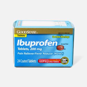 GoodSense® Ibuprofen Coated Tablets 200mg, Pain Reliever & Fever Reducer