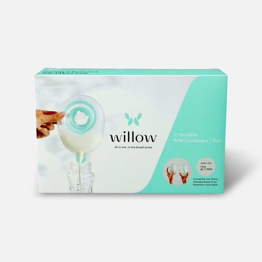 Willow Reusable Milk ContainersTwoPack21mm4 oz