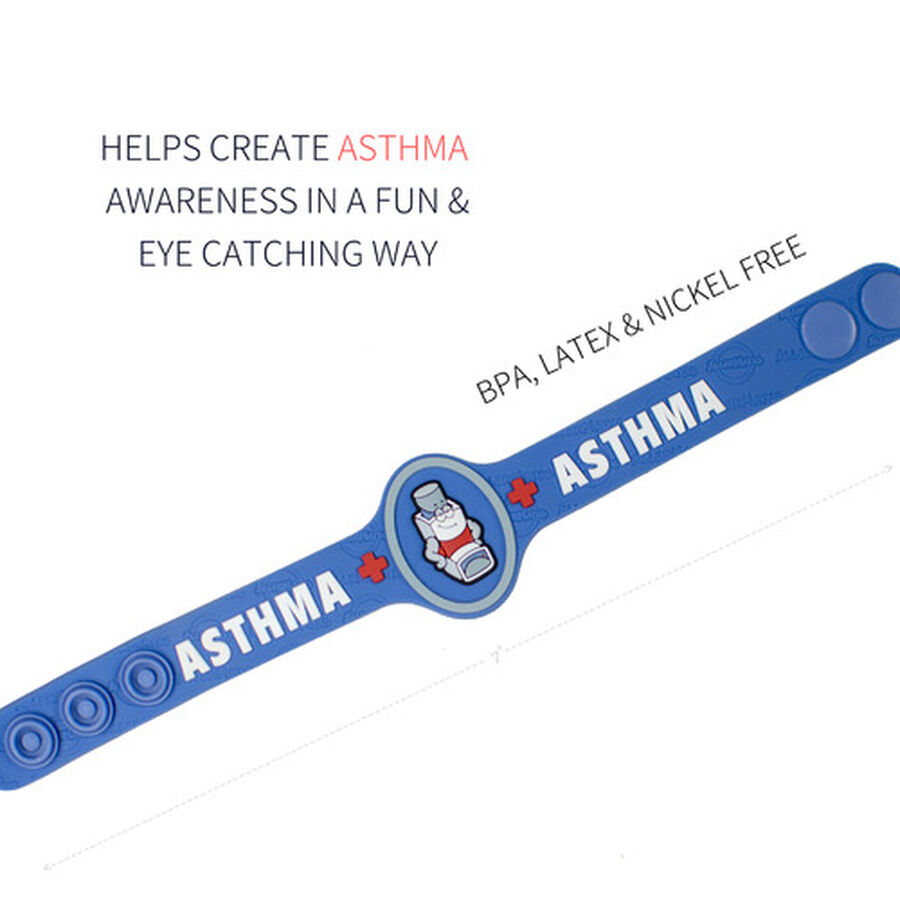AllerMates Children's Allergy Alert Bracelet - Asthma, , large image number 2