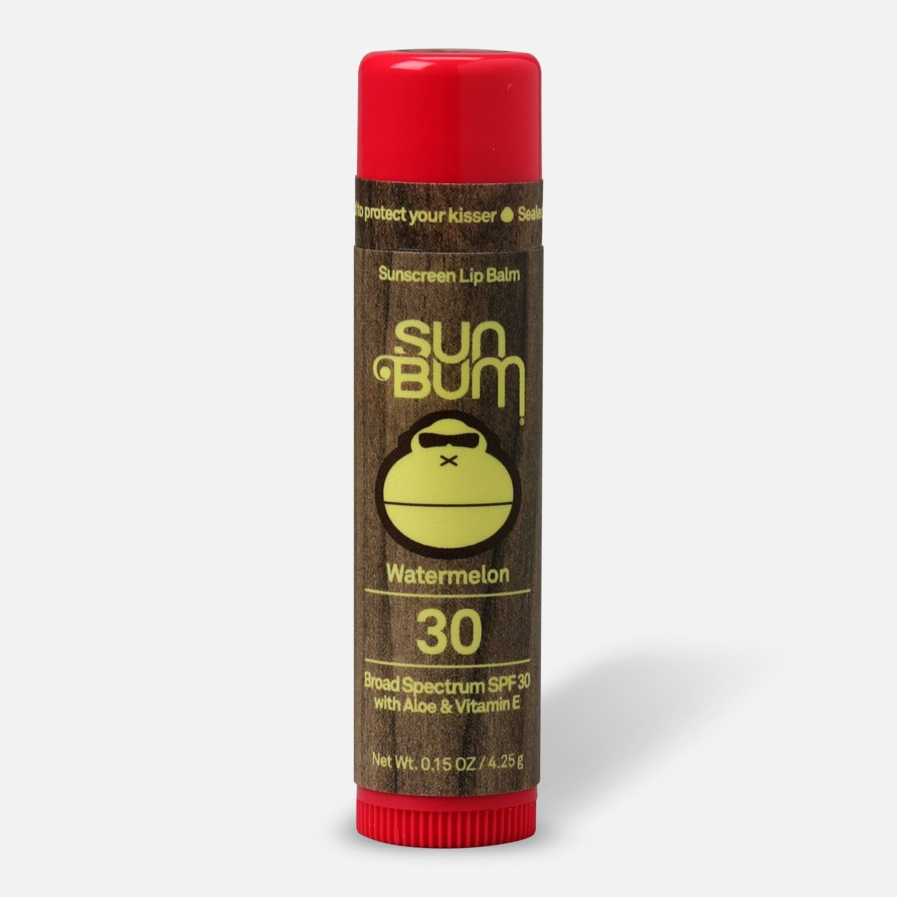 Sun Bum Lip Balm, SPF 30, Watermelon, .15 oz