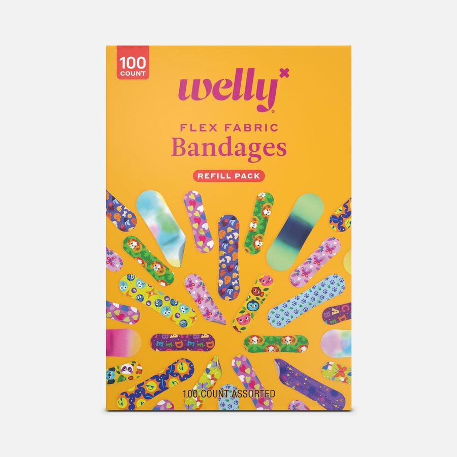 Welly Bravery Bandages Assorted Pattern Value Pack, 100 ct., , large image number 0