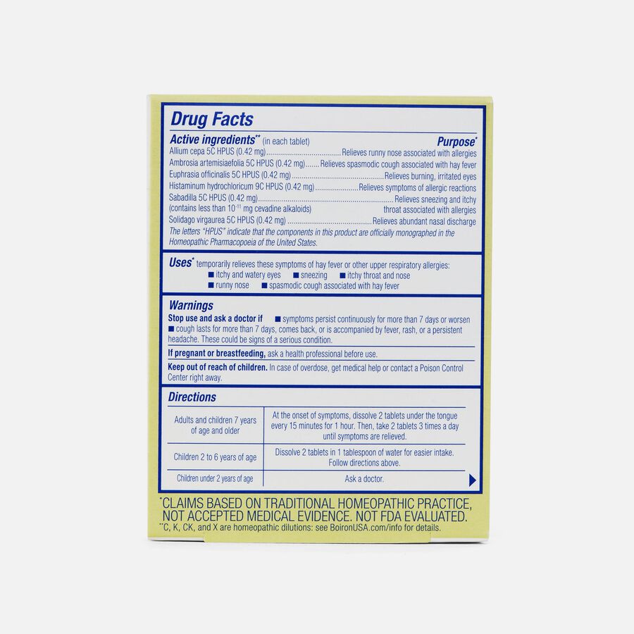 Boiron AllergyCalm, 60 Tablets, , large image number 2