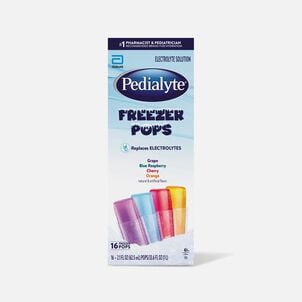 Pedialyte Freezer Pops, Assorted Flavors, 16ct. / 2.1 oz.