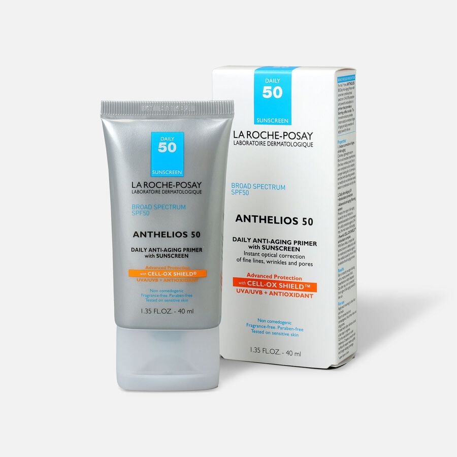 La Roche-Posay Anthelios Daily Wear Primer Face Sunscreen, SPF 50 with Antioxidants, 1.35 fl oz., , large image number 0