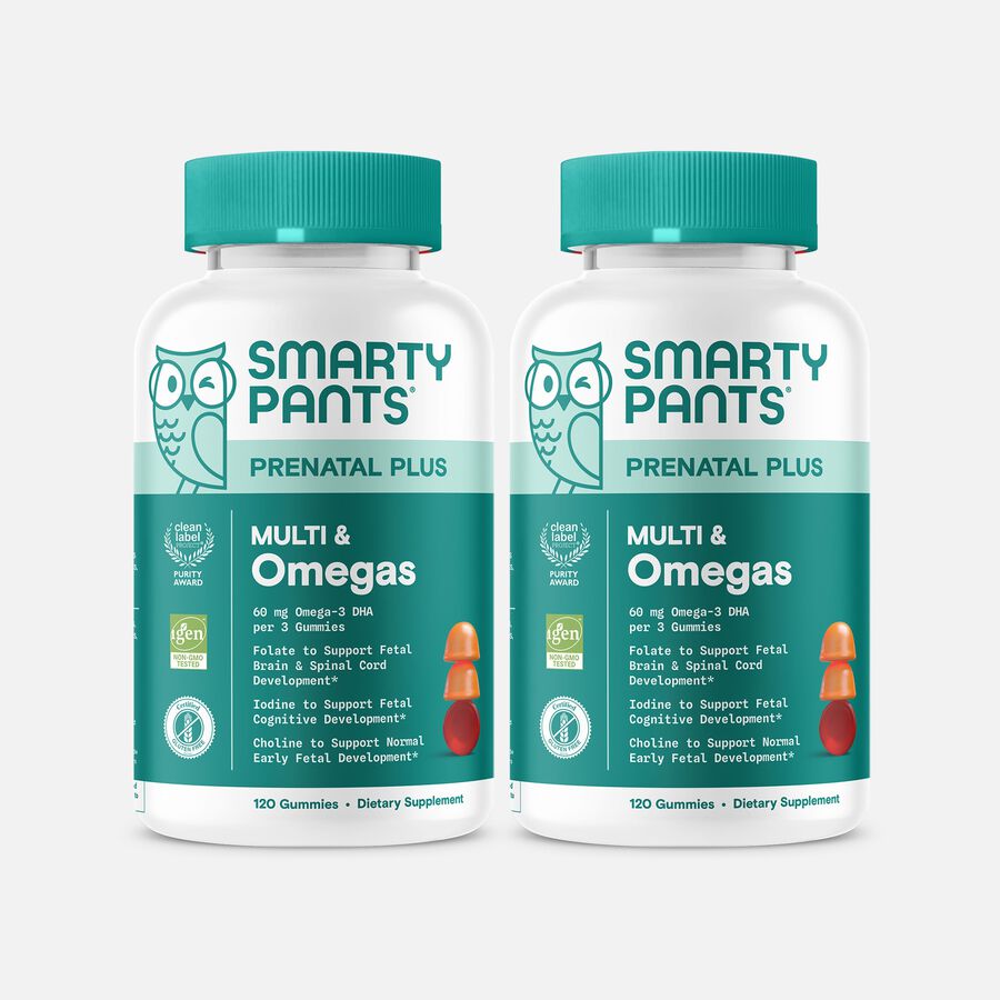 SmartyPants Organic Prenatal Complete Gummy Vitamins, 120 ct. (2-Pack), , large image number 0