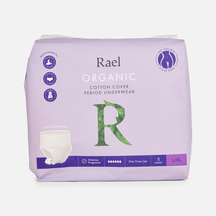 Rael Organic Cotton Cover Period Underwear, , large image number 1