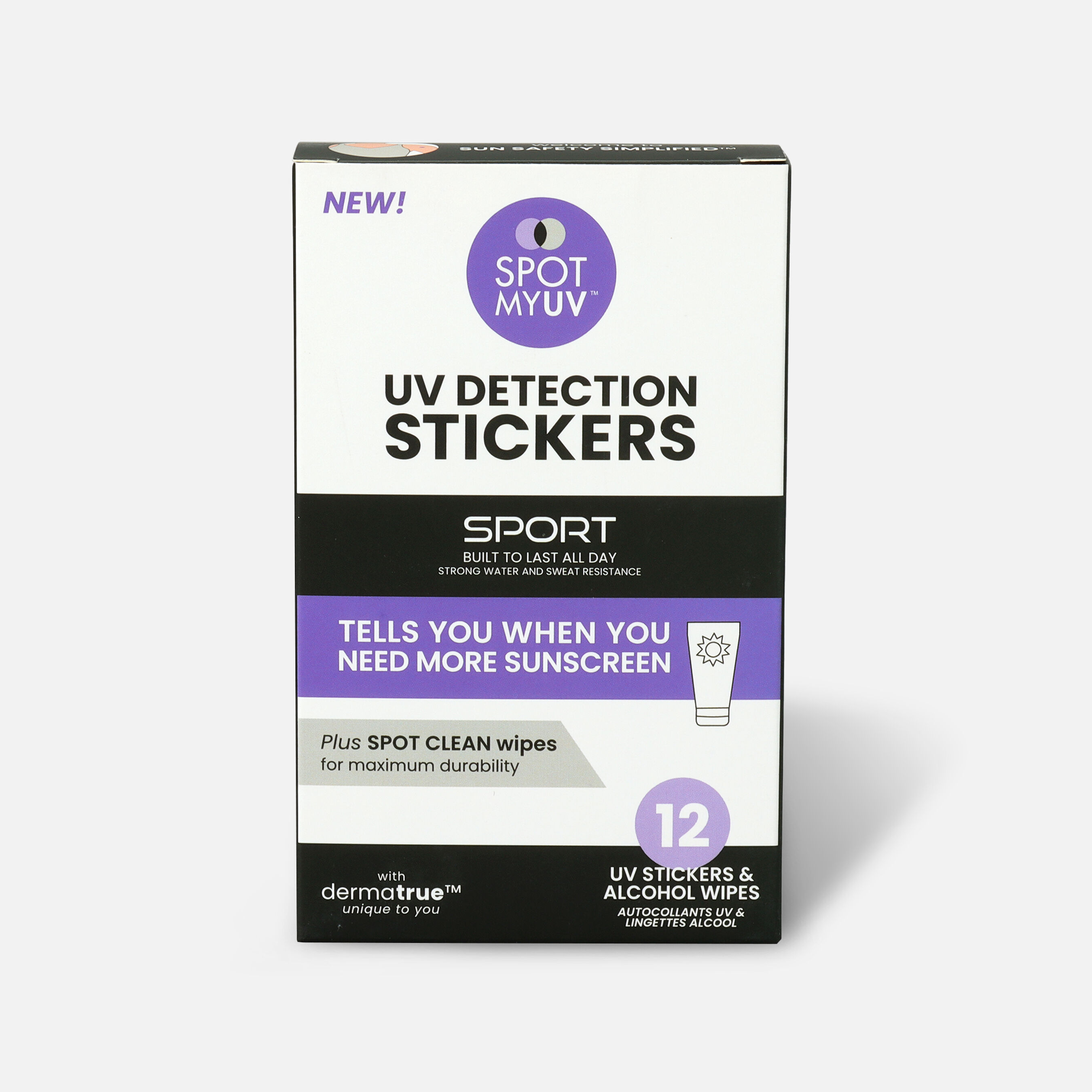 SPOTMYUV UV Detection Stickers, 12 count