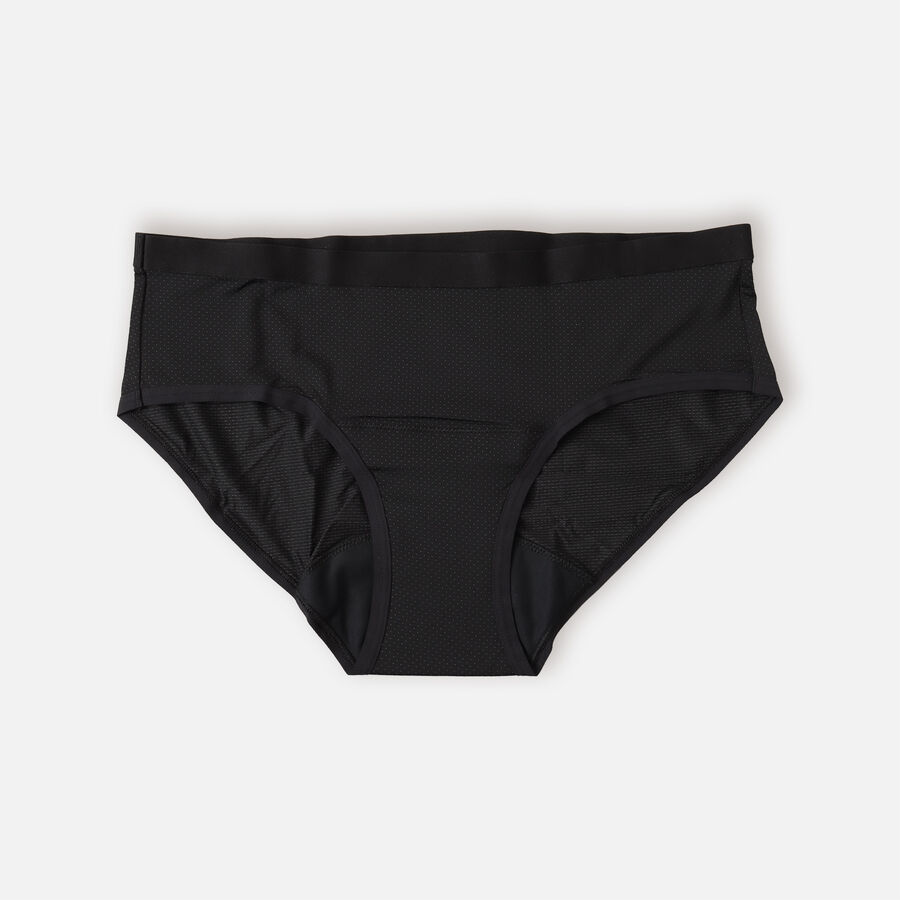 Thinx Period Proof Air Hiphugger, Black, , large image number 0