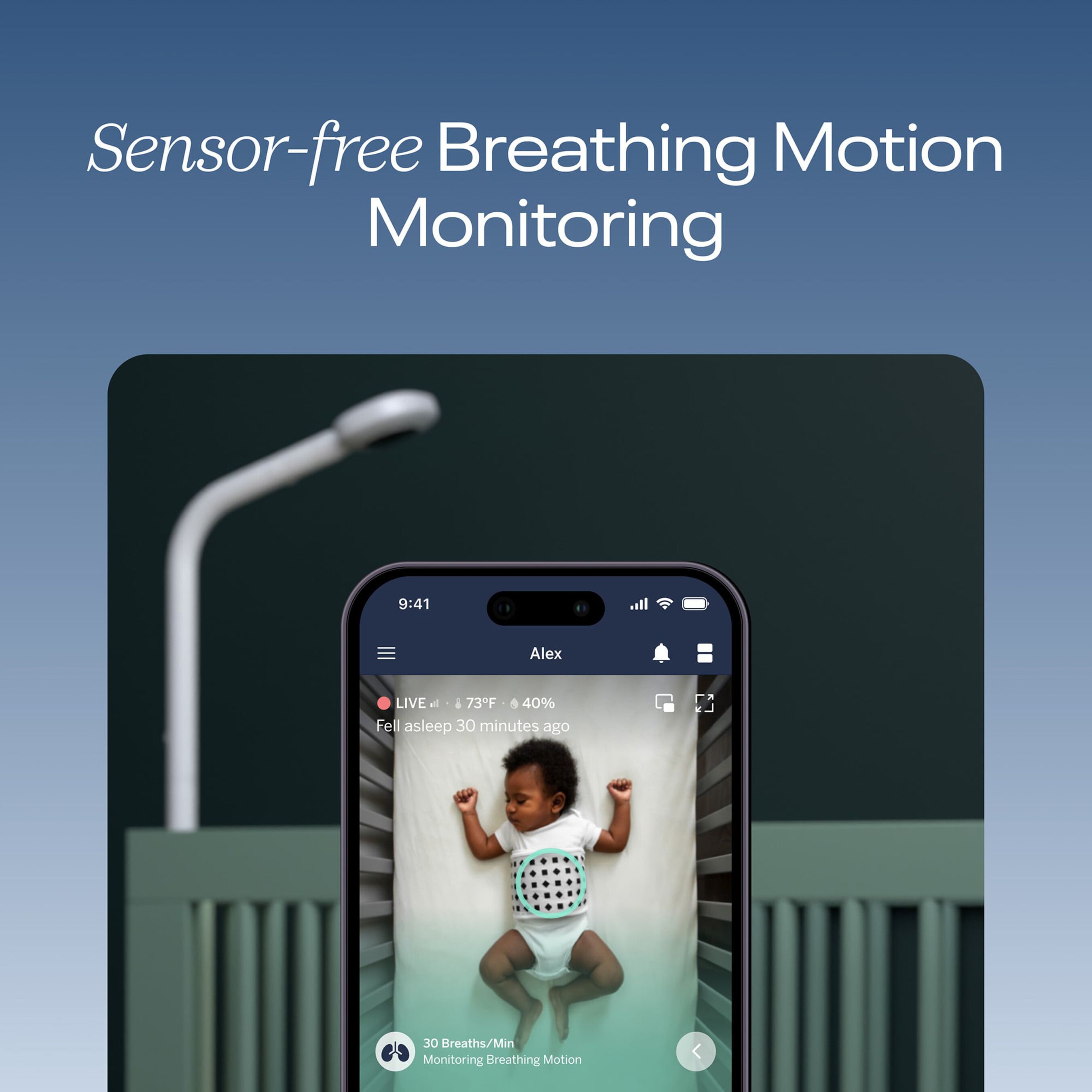 HSA Eligible Nanit Pro Smart Baby Monitor & Floor Stand (V2) HSA Eligible