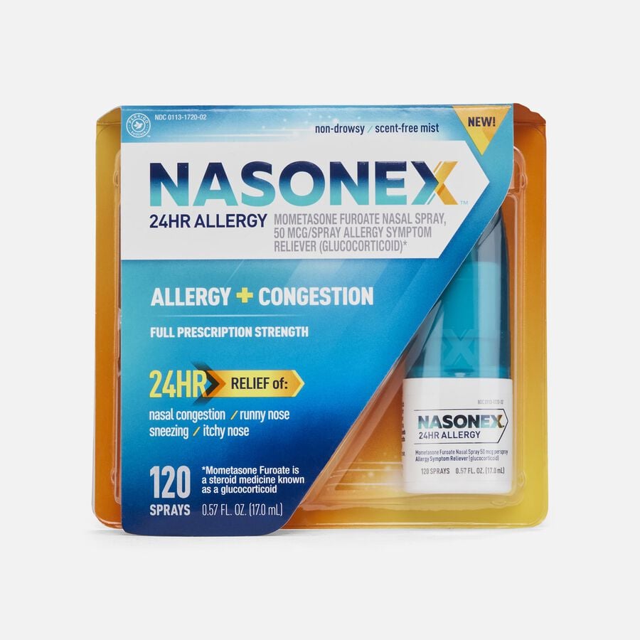 Nasonex 24 HR Allergy Nasal Spray, , large image number 1