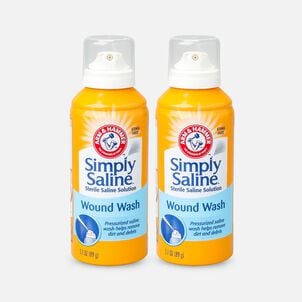 Wound Wash Saline, Simply Painless 0.9% - 3 oz. (2-Pack)