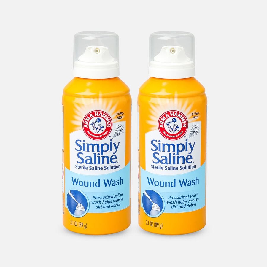 Wound Wash Saline, Simply Painless 0.9% - 3 oz. (2-Pack), , large image number 0