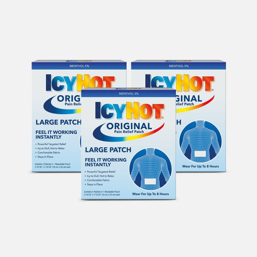 Icy Hot Medicated Back Patch, 5 ct. (3-Pack), , large image number 0
