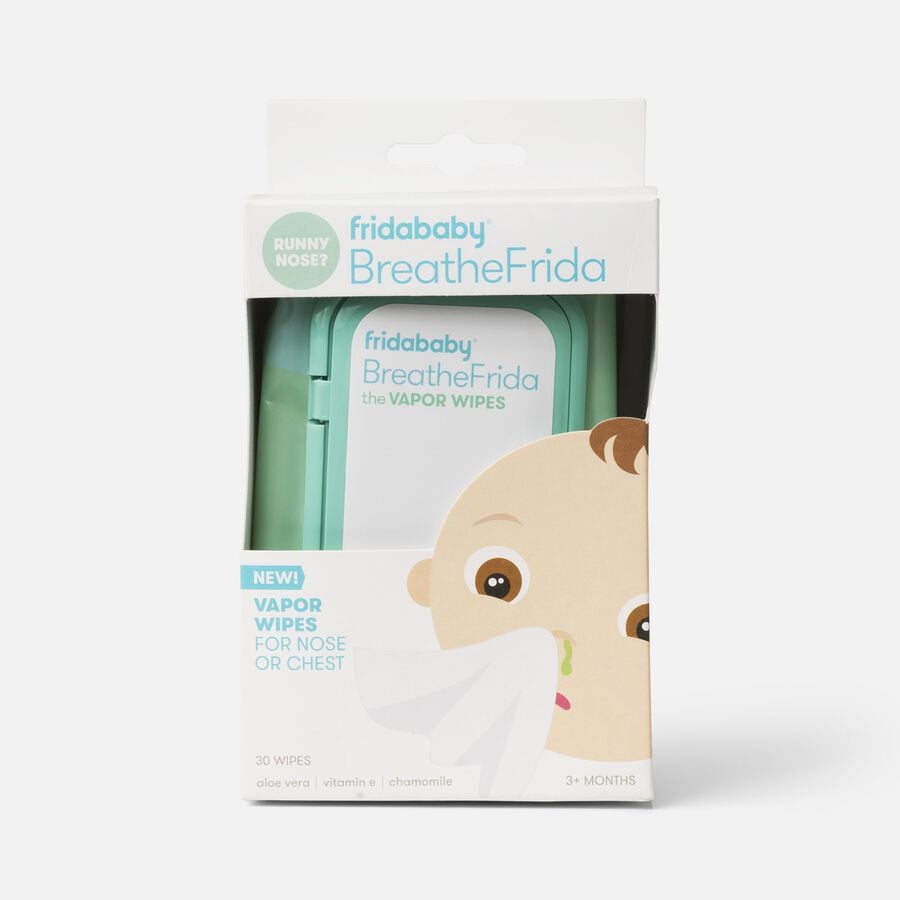 Frida Baby BreatheFrida Vapor Wipes for Nose or Chest, , large image number 0