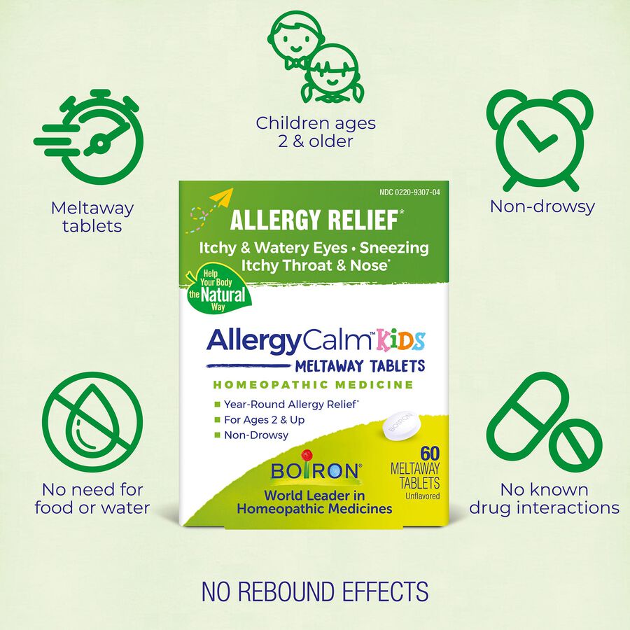 Boiron AllergyCalm Kids Tablets, 60 ct., , large image number 2