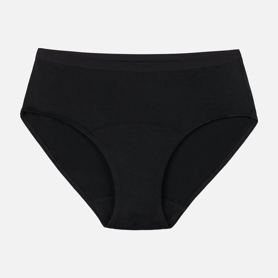 Thinx For All Leaks Signature Very Light Hiphugger Incontinence Underwear, Black, , large image number 0