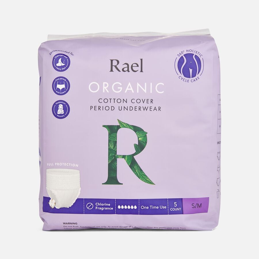 Rael Organic Cotton Cover Period Underwear, , large image number 0
