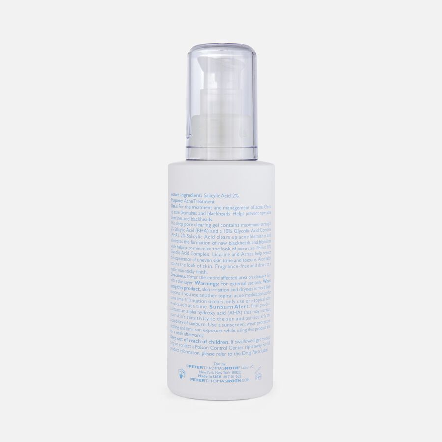 Peter Thomas Roth Goodbye Acne™ AHA/BHA Acne Clearing Gel  Face Body Spot Treatment, 3.4 fl oz., , large image number 1