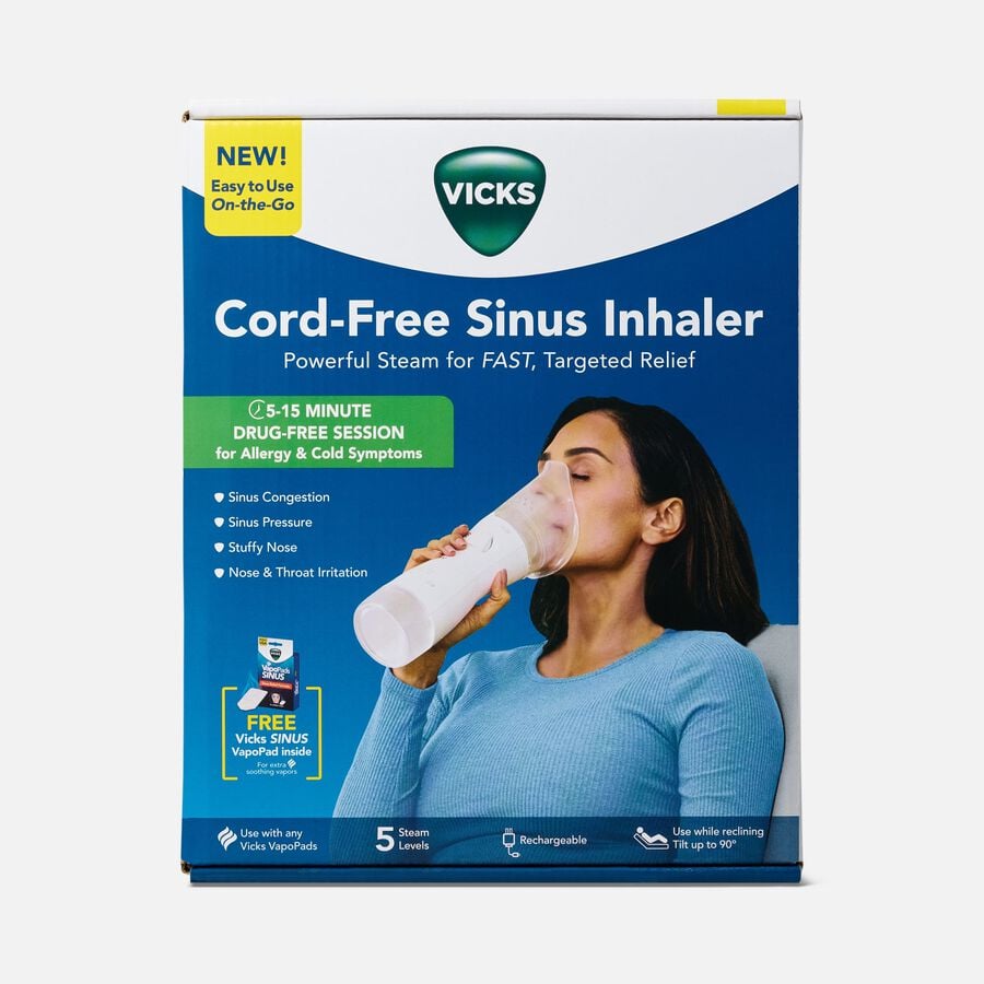 Vicks&reg; Personal Sinus Inhaler, Cordless, , large image number 0