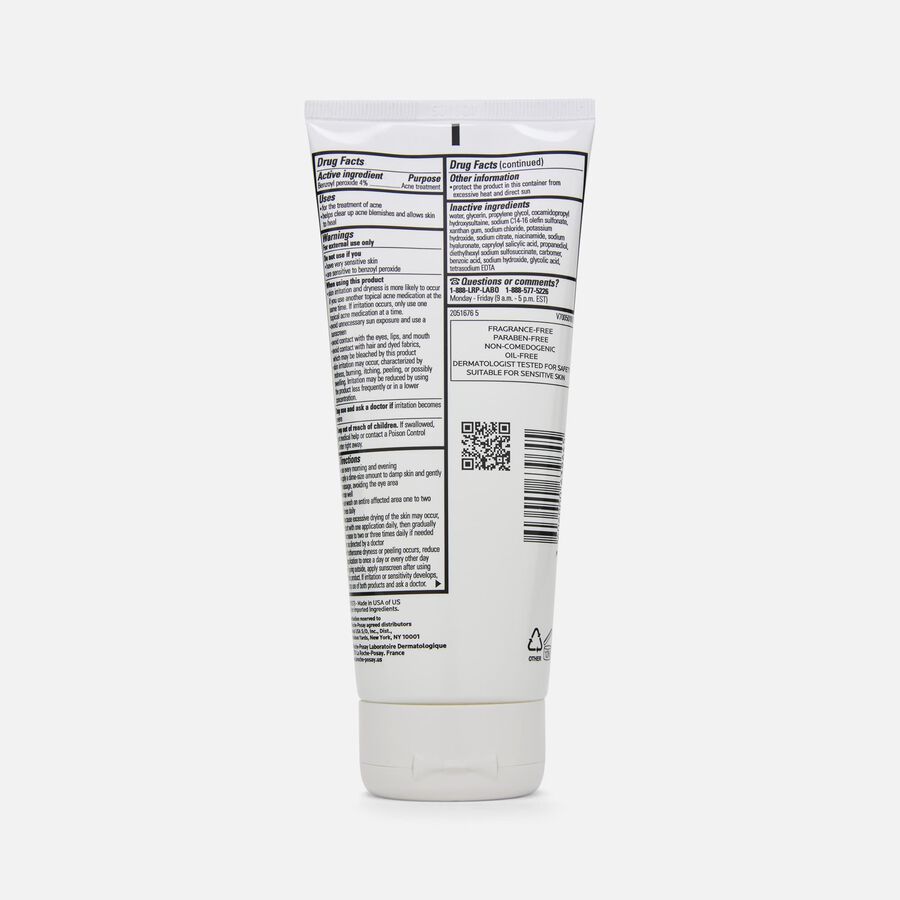 La Roche-Posay Effaclar Duo Acne Face Wash with Benzoyl Peroxide, 6.7 fl oz., , large image number 1