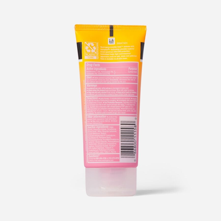 Neutrogena Invisible Daily Defense Sunscreen Lotion, 3 oz., , large image number 1