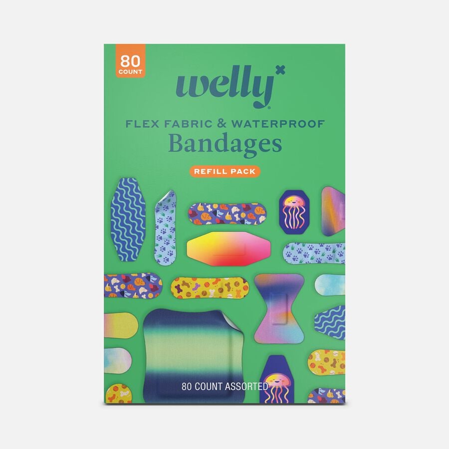 Welly Bravery Bandages Family Pack Carton Assorted, 80 ct., , large image number 0