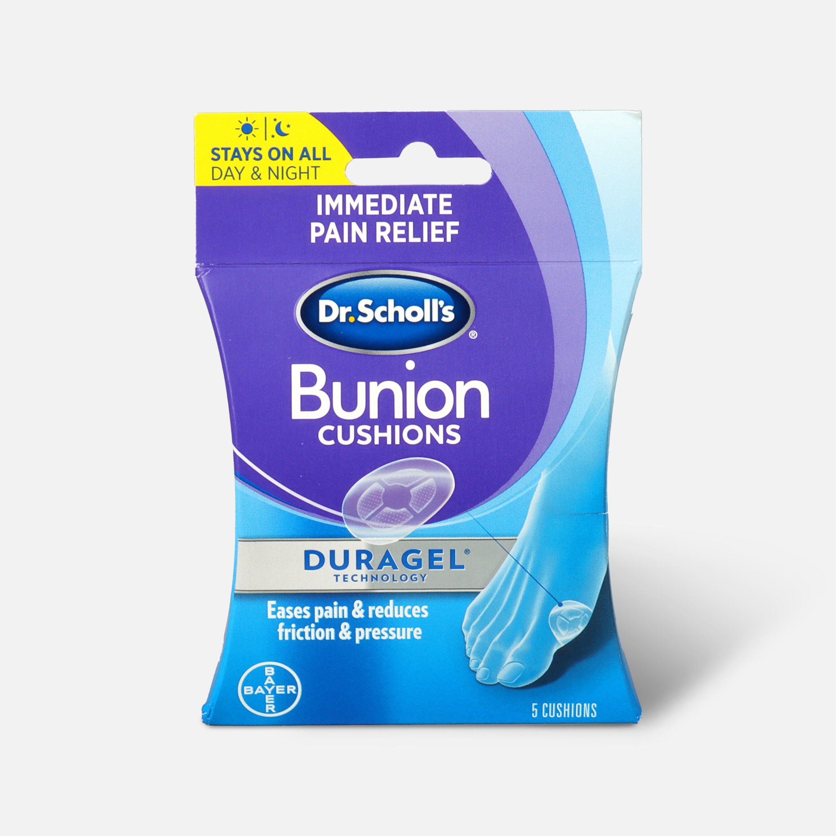 Dr. Scholl's Duragel Bunion Cushion, 5 Count