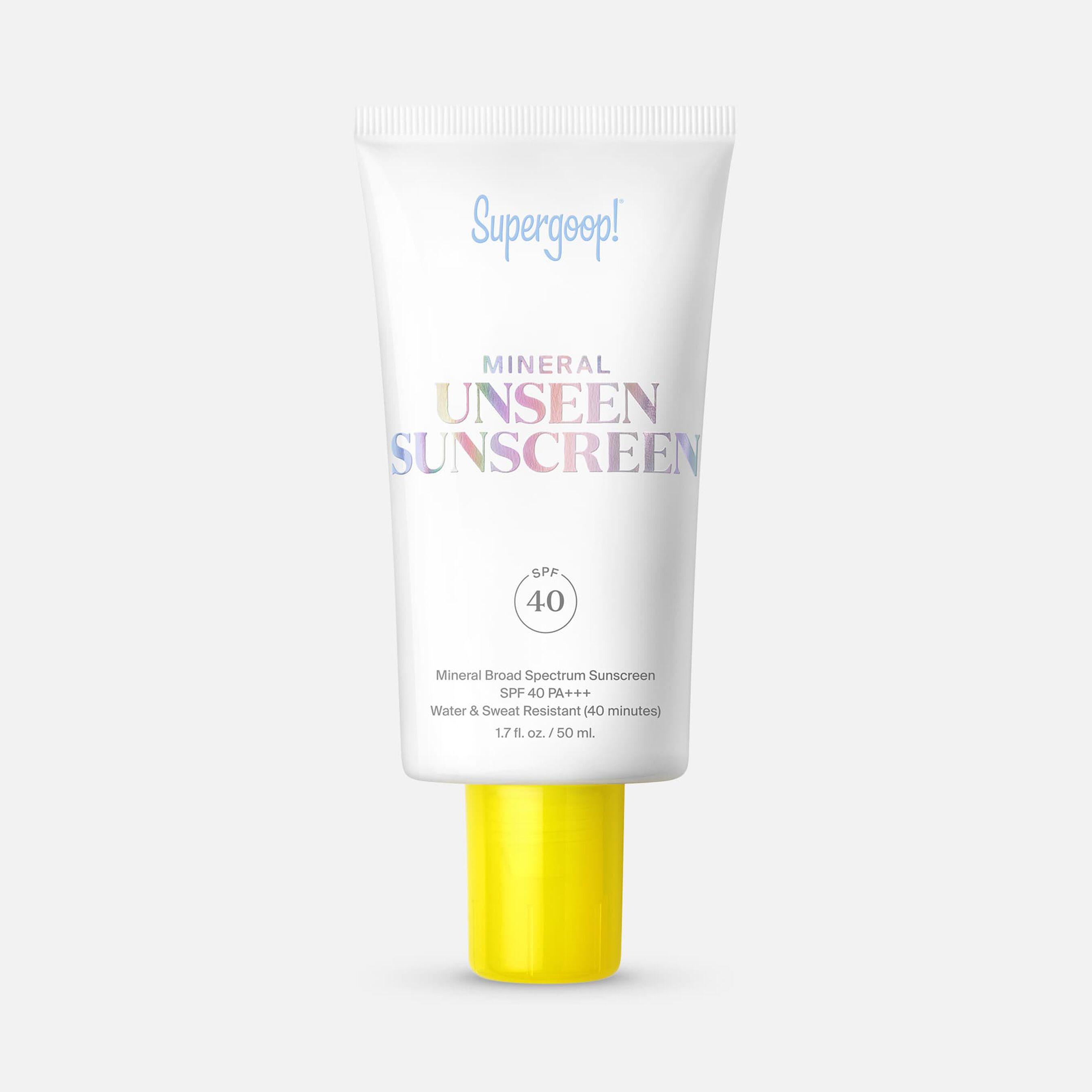 HSA Eligible Supergoop! Mineral Unseen Sunscreen, SPF 40, 1.7 fl oz