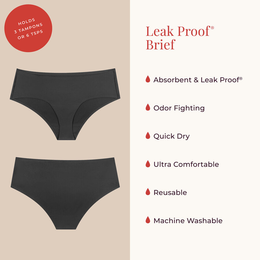 Proof® Period Underwear - Brief (3 Tampons/6 tsps), , large image number 6