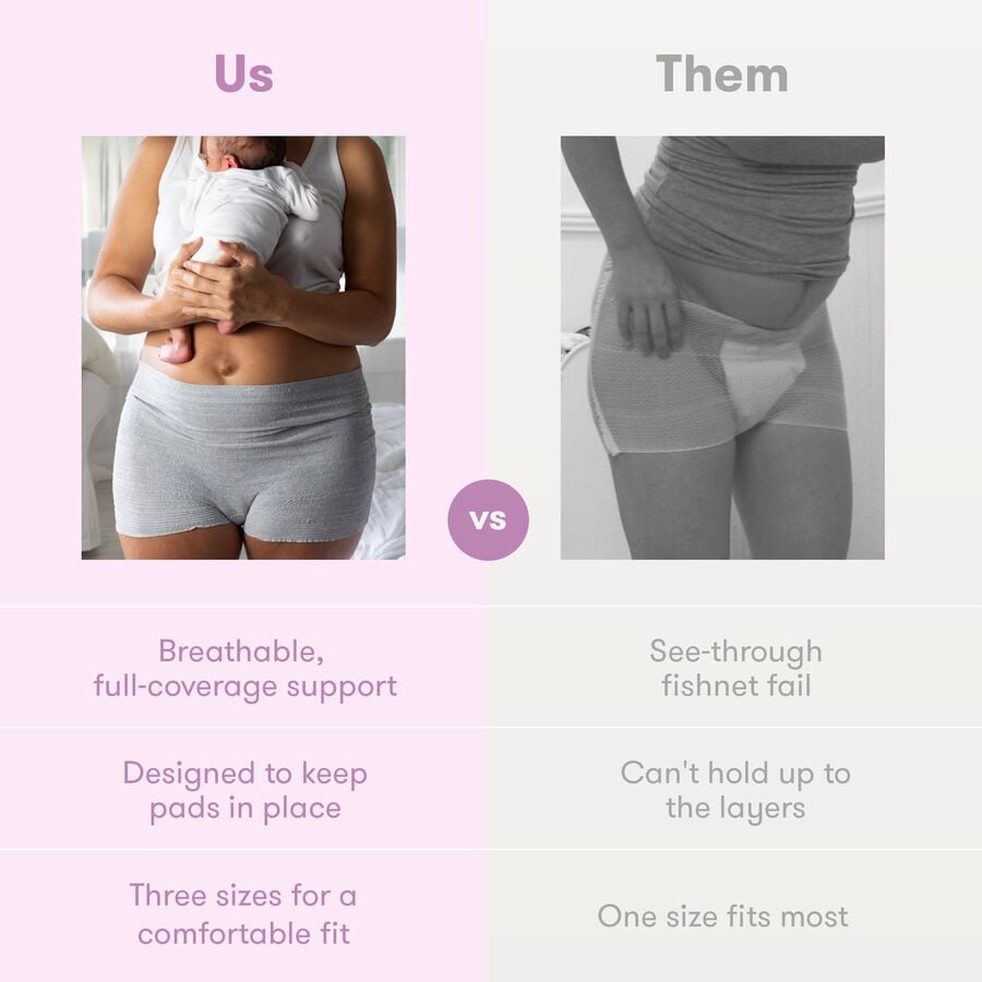 Frida Mom Boyshort Disposable Postpartum Underwear, , large image number 3