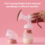 Frida Mom 2-in-1 Manual + Silicone Suction Breast Pump, , large image number 1