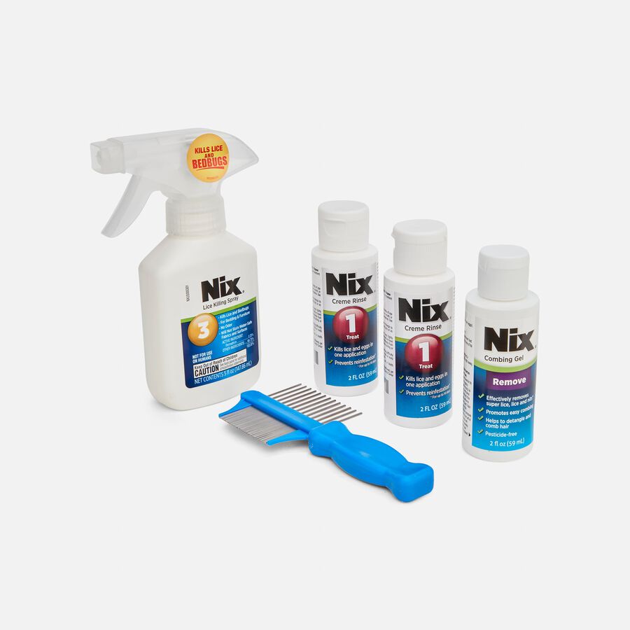 Nix Complete Lice Treatment Kit with Lice Killing Spray, , large image number 1