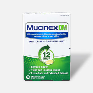 Mucinex Extended Release Bi-Layer Tablets, 20 ct.