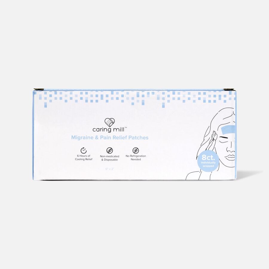 Caring Mill Migraine & Pain Relief Patches, 8 ct., , large image number 0