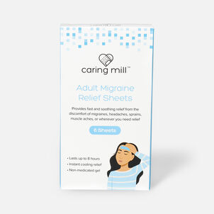 Caring Mill® Adult Migraine Relief Sheets