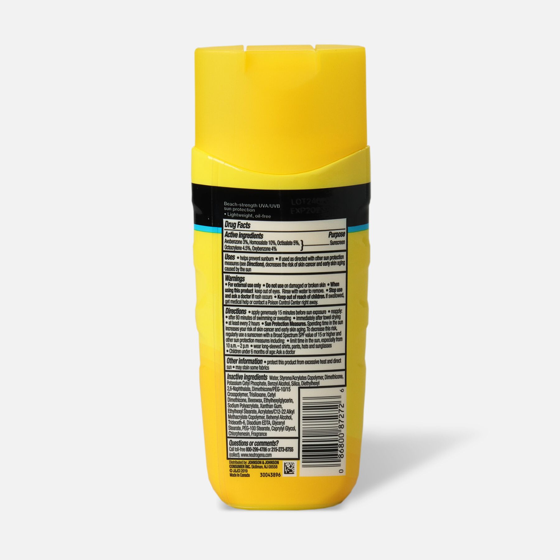 HSA Eligible Neutrogena Beach Defense® Sunscreen Lotion, Broad Spectrum