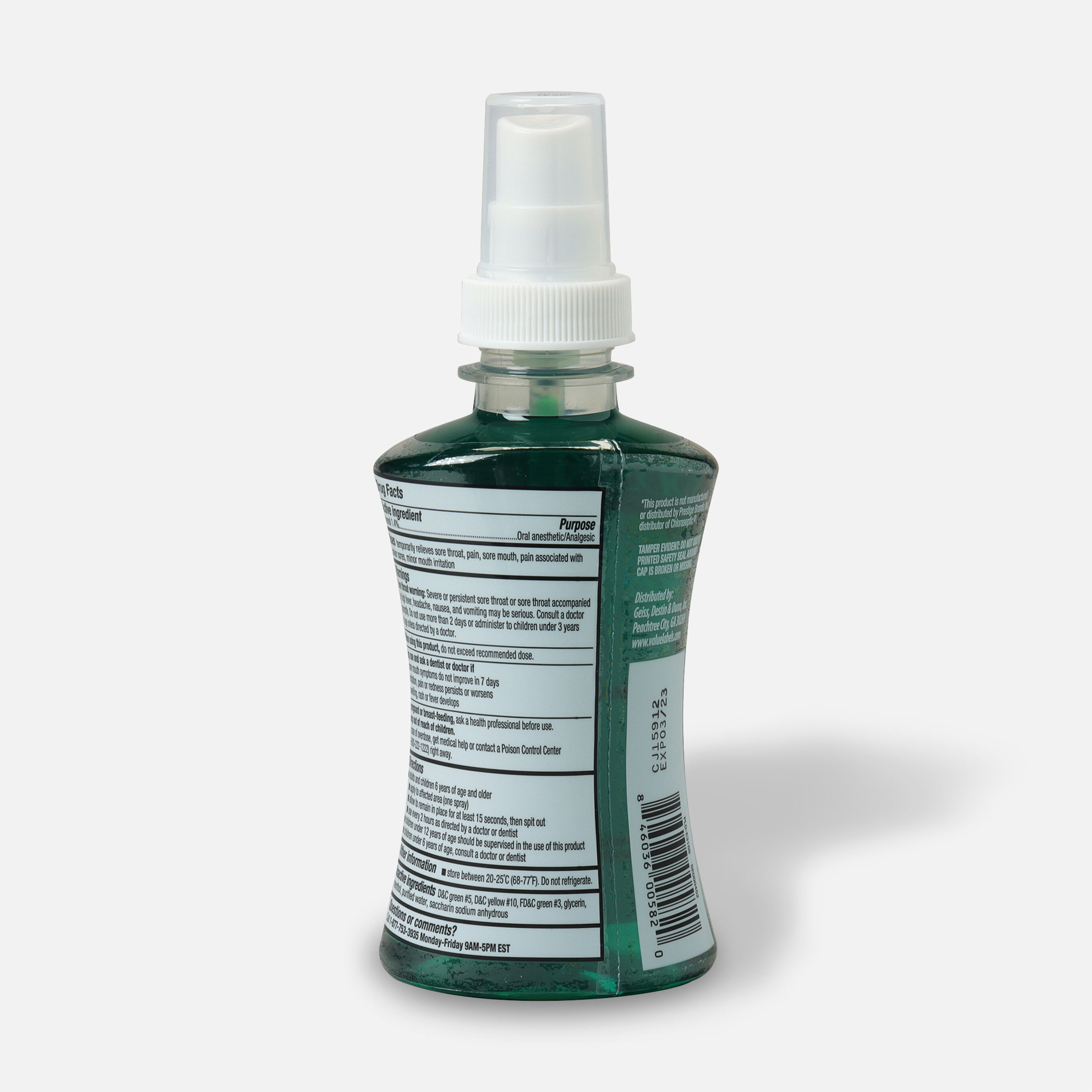 GoodSense® Sore Throat Spray 6 oz, Menthol