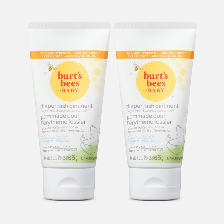 Burt's Bees Baby 100% Natural Origin Diaper Rash Ointment, 3 oz. (2 pack), , large image number 0