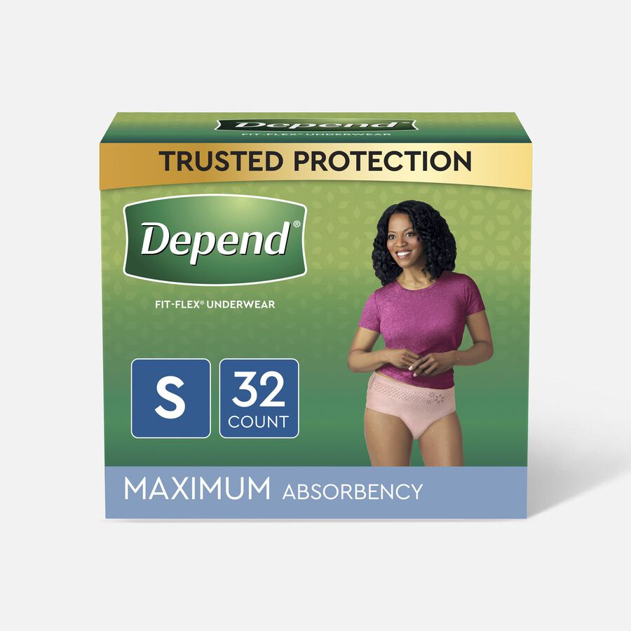 Depend Fit-Flex Max for Women, Small, 24"-30", 32 ct., , large image number 0