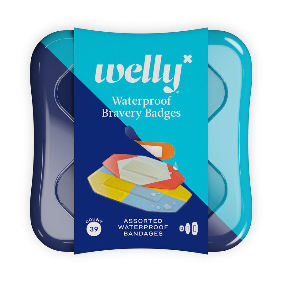 Welly Waterproof Bravery Badges Assorted Waterproof Bandages - 39 ct., , large image number 0