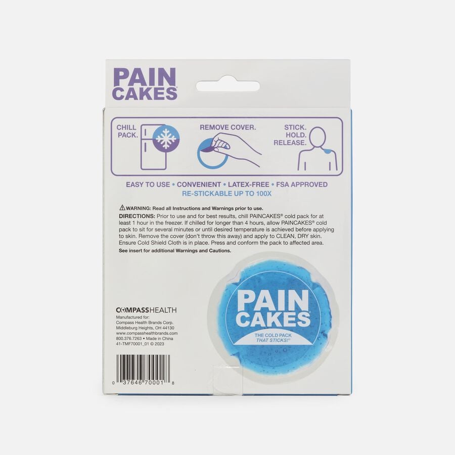PAINCAKES Large Cold Pack, 5"D , Blue, , large image number 5