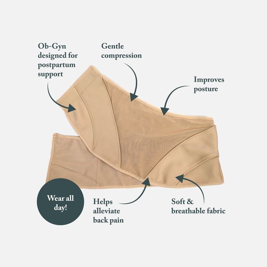 Mommy Matters Postpartum Belly Wrap in Beige, , large image number 1