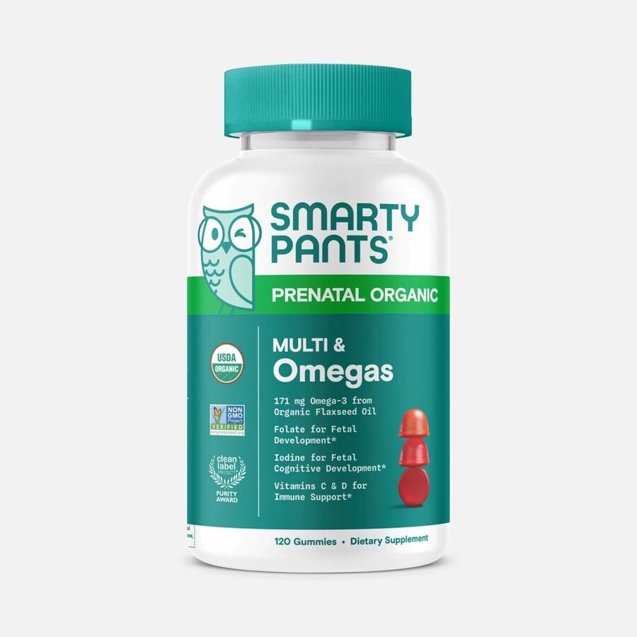 SmartyPants Prenatal Organic Multi & Omegas, , large image number 0