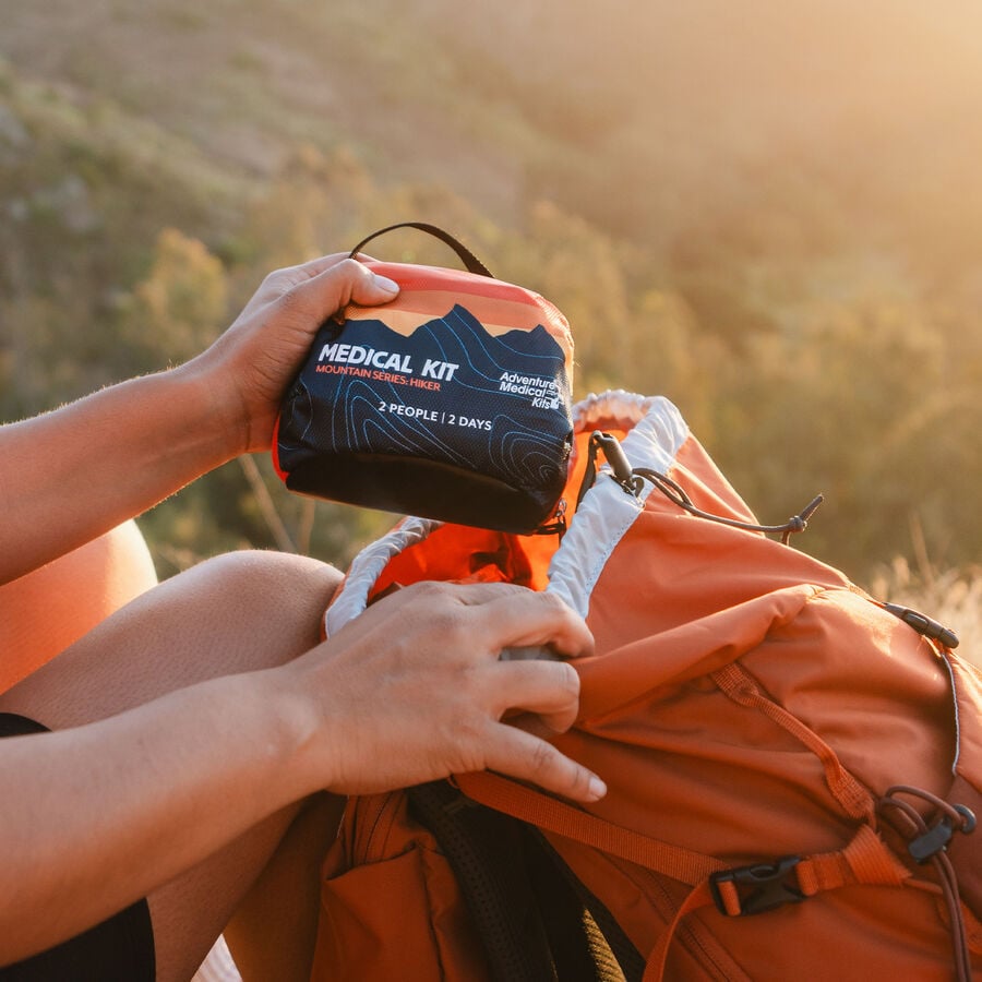 Adventure Medical Mountain Hiker First Aid Kit with Medical Guide, Sunset, 67 pc., Sunset, large image number 4