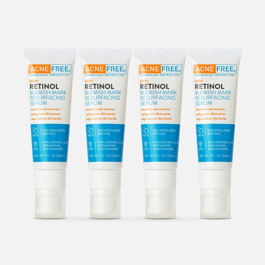 AcneFree Retinol Blemish Mark Resurfacing Serum, 1 oz. (4-Pack), , large image number 0