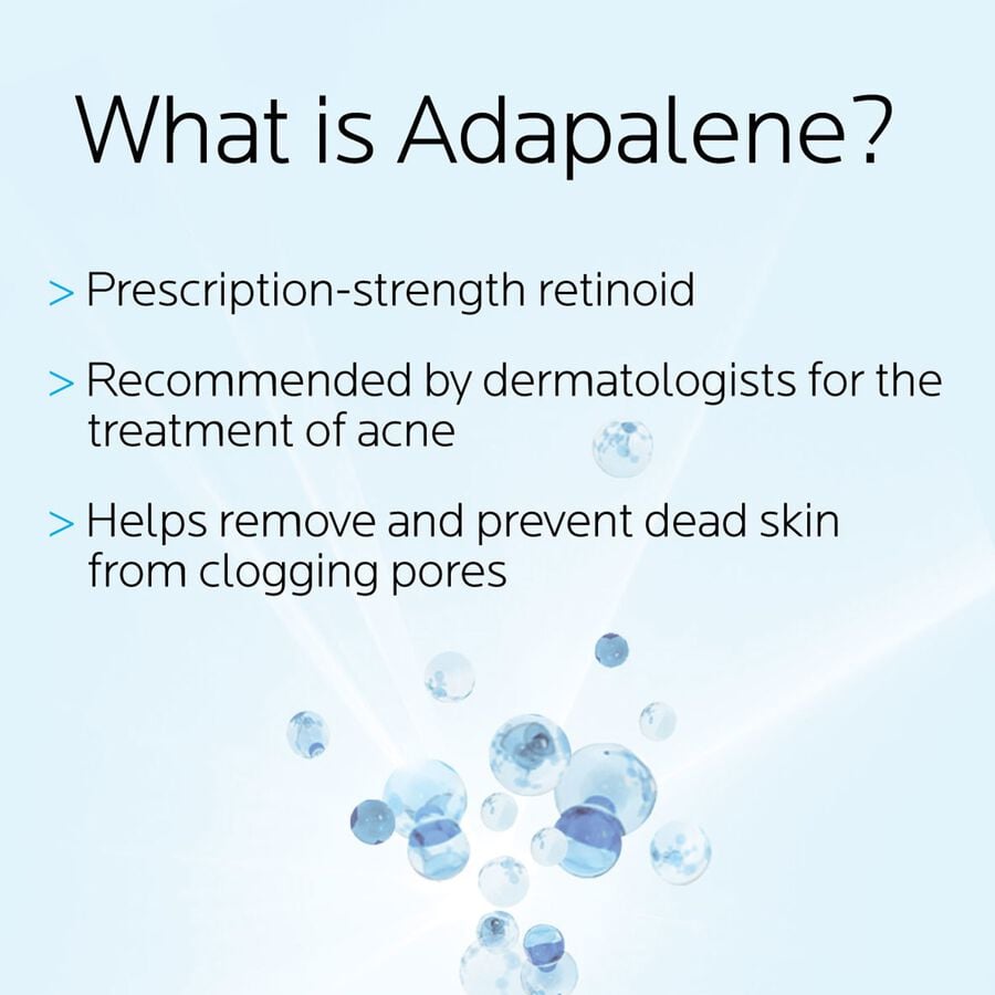 La Roche-Posay Effaclar Adapalene Gel 0.1%, Retinoid Acne Treatment, 1.6 oz., , large image number 3