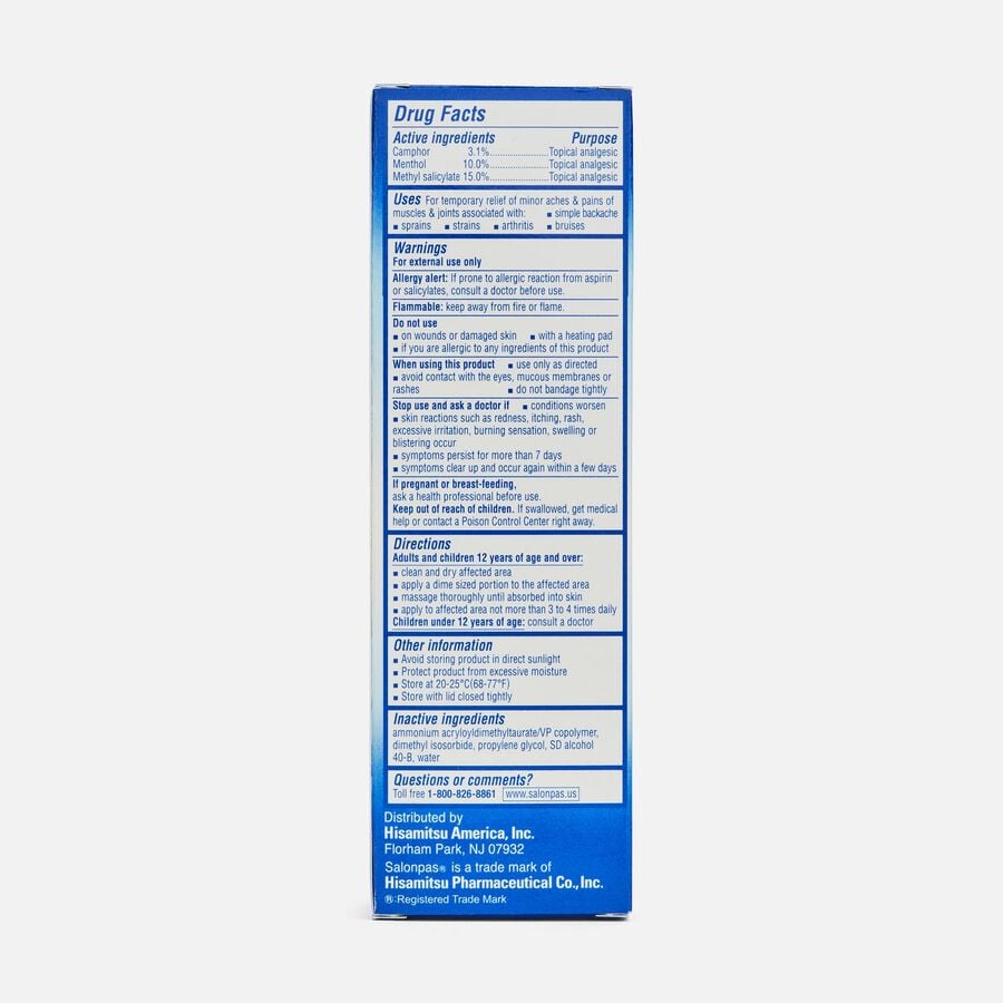 Salonpas Deep Relieving Gel, 2.75 oz., , large image number 1