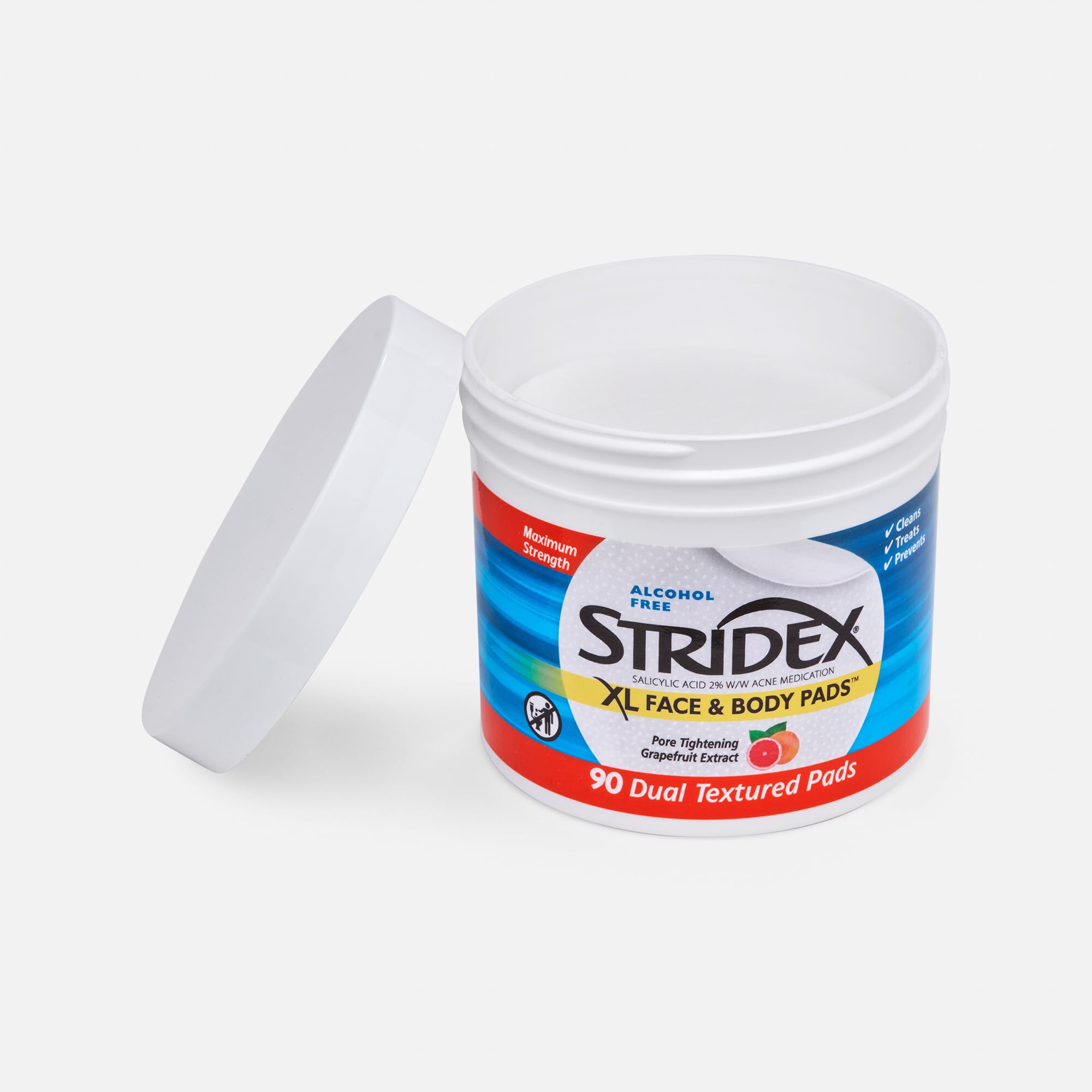 Stridex XL Face & Body Pads, 90 ct. by Stridex | HSA Store